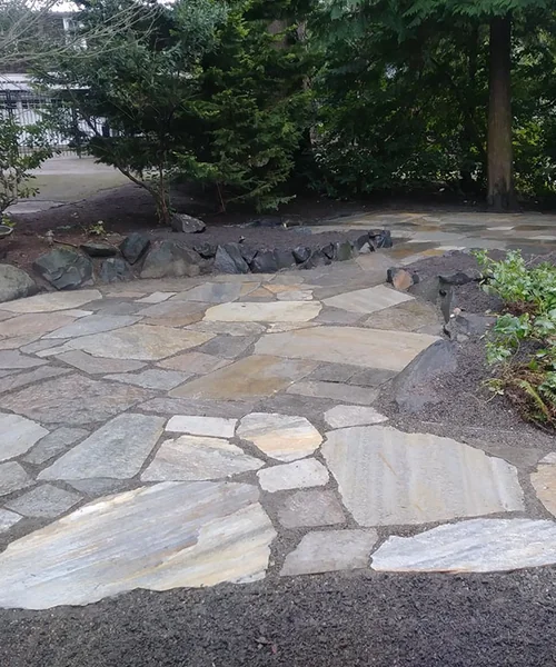 Stone Patios and Walkways in Bellevue
